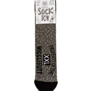 NWT 🌟Host Pick🌟 Gray 'Property of' Stuffable Sock Dog Toy